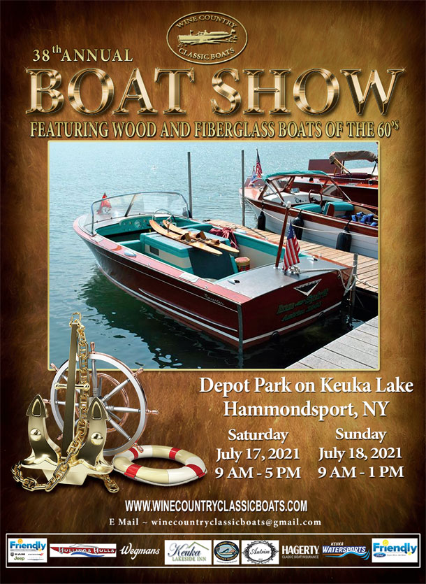 Wine Country Classic Boats 2021 Boat Show Poster